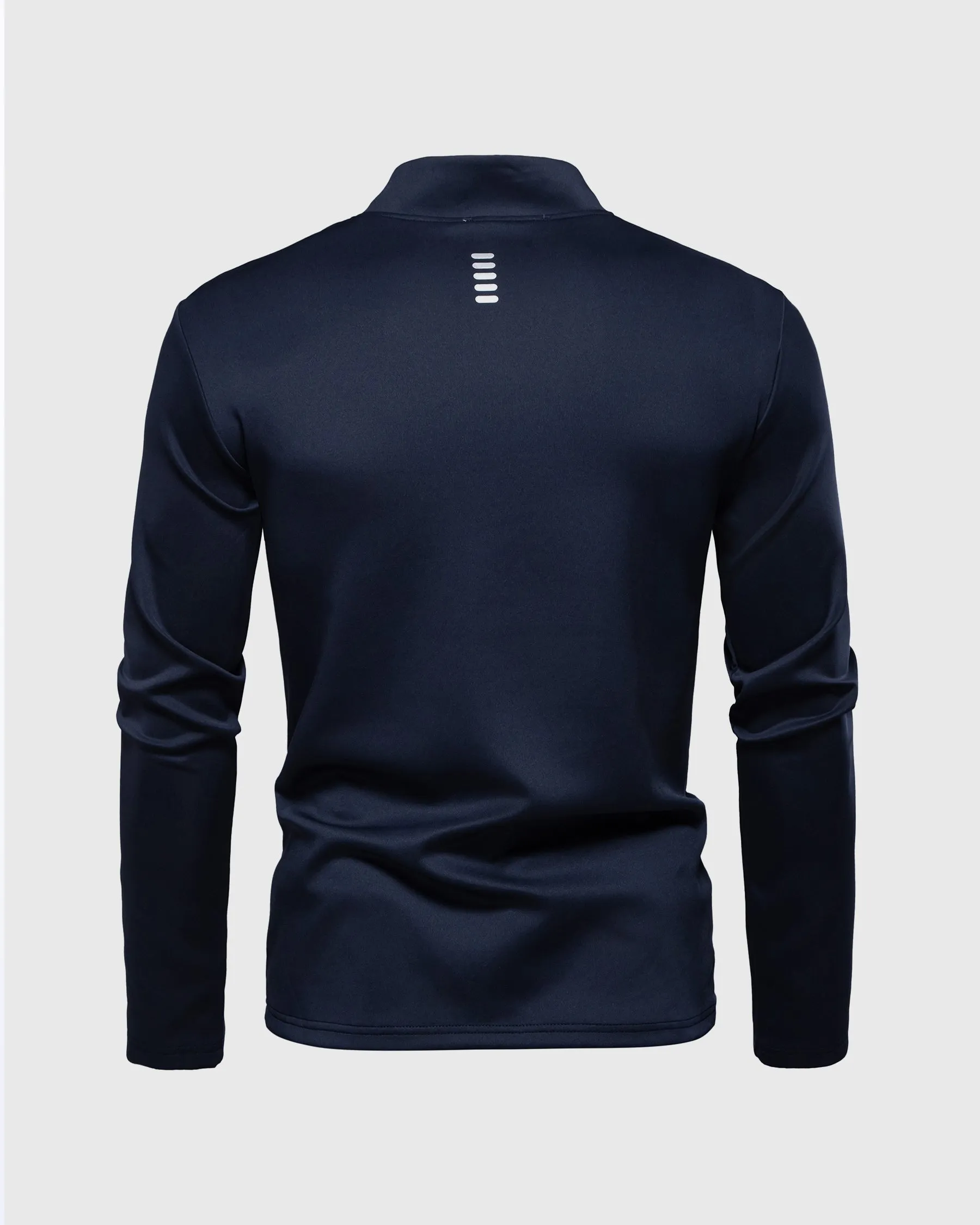 Reflective Performance Quarter-Zip Long Sleeve Shirts
