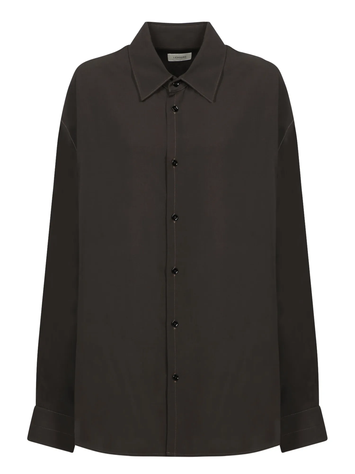 Relaxed Fit Brown Shirt