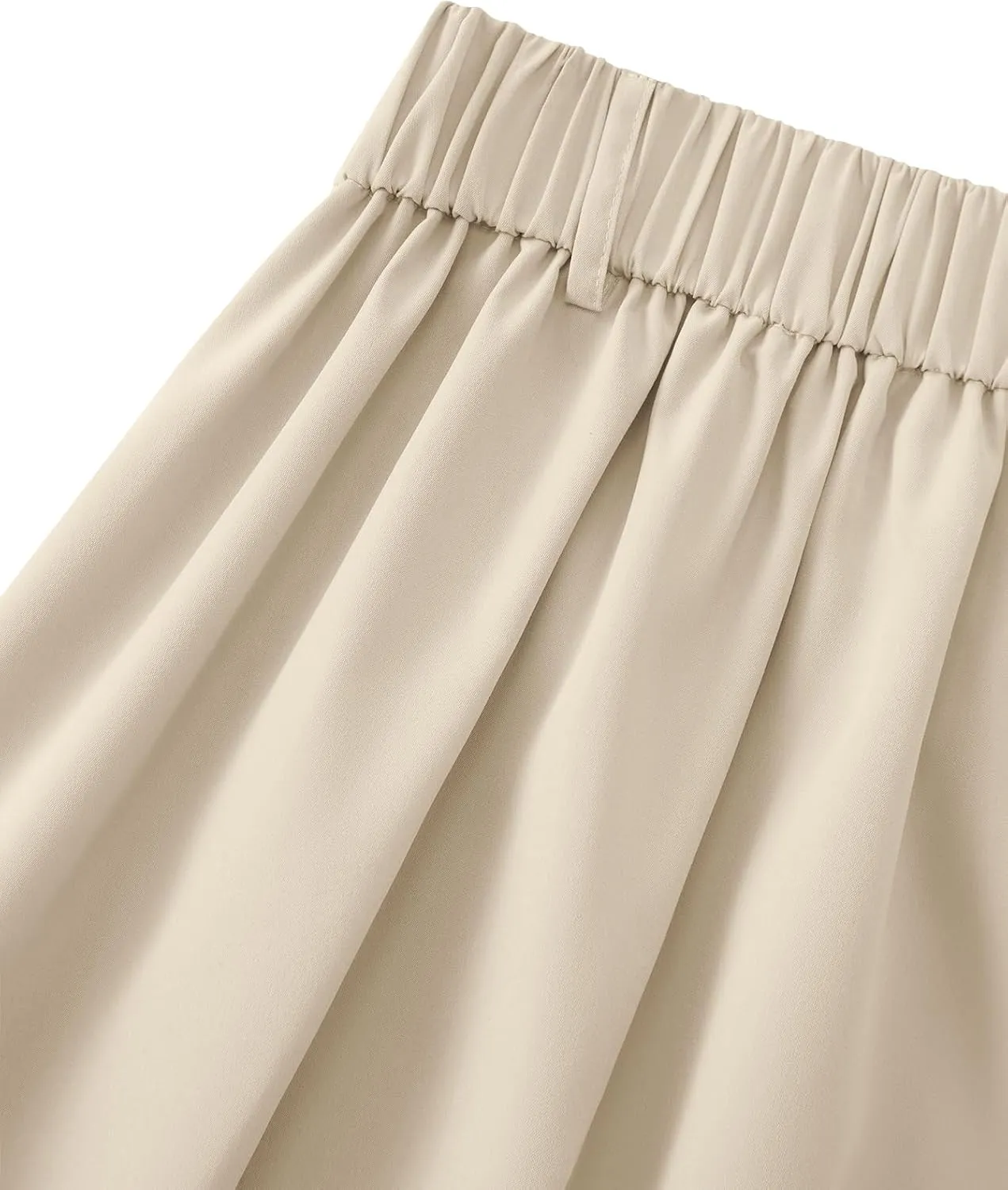 Rooscier Women's Split High Waist Flared A Line Button Down Vintage Pockets Maxi Skirt