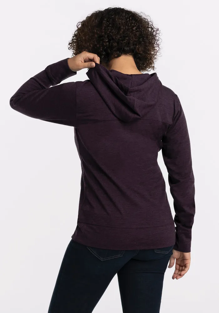 Ryann Hoodie • Final Sale Deals! - Deep Plum