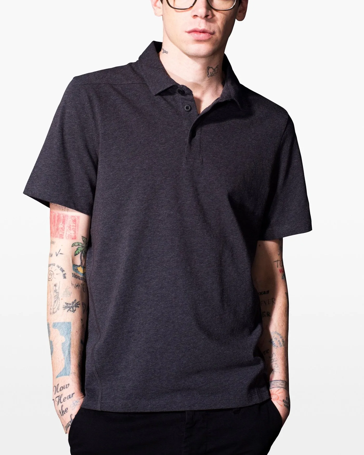 Science of Apparel Charcoal Einstein Polo