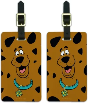 Scooby-Doo Spots Luggage ID Tags Suitcase Carry-On Cards - Set of 2