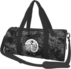 Scorpio Symbol Convertible Garment Bag with Shoulder Strap, Carry on Garment Duffel Bag for Men Women - Rolling Foldable for Travel Luggage Bags (Black)