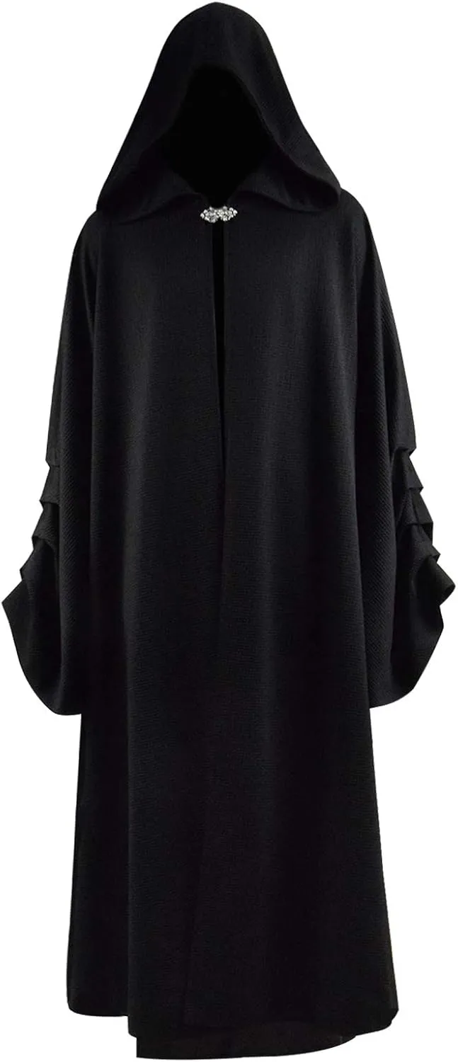 Sheev Palpatine Costume Hooded Cloak Robe Darth Sidious Costume Skywalker Tunic Knight Costumes