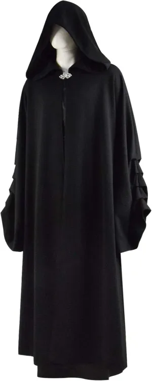 Sheev Palpatine Costume Hooded Cloak Robe Darth Sidious Costume Skywalker Tunic Knight Costumes