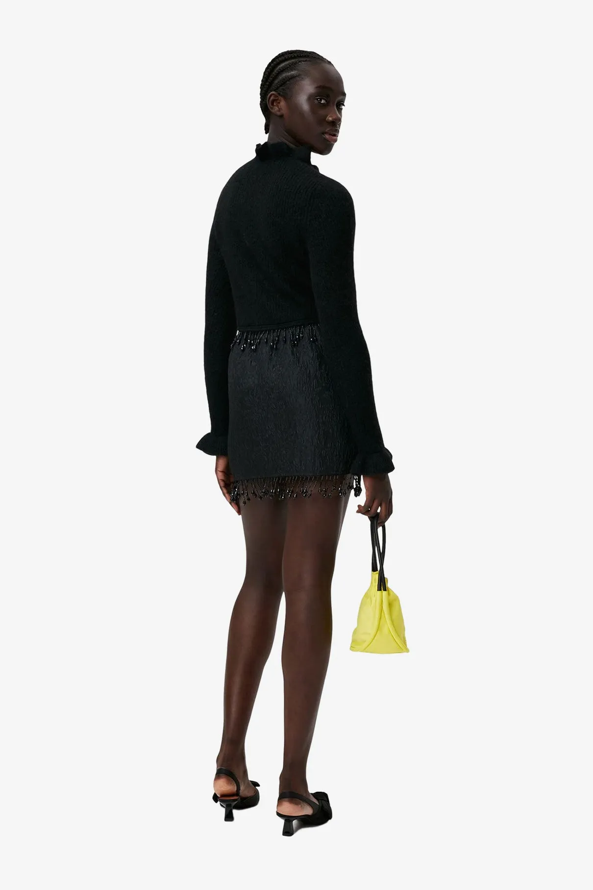 Soft Wool Bolero - Black