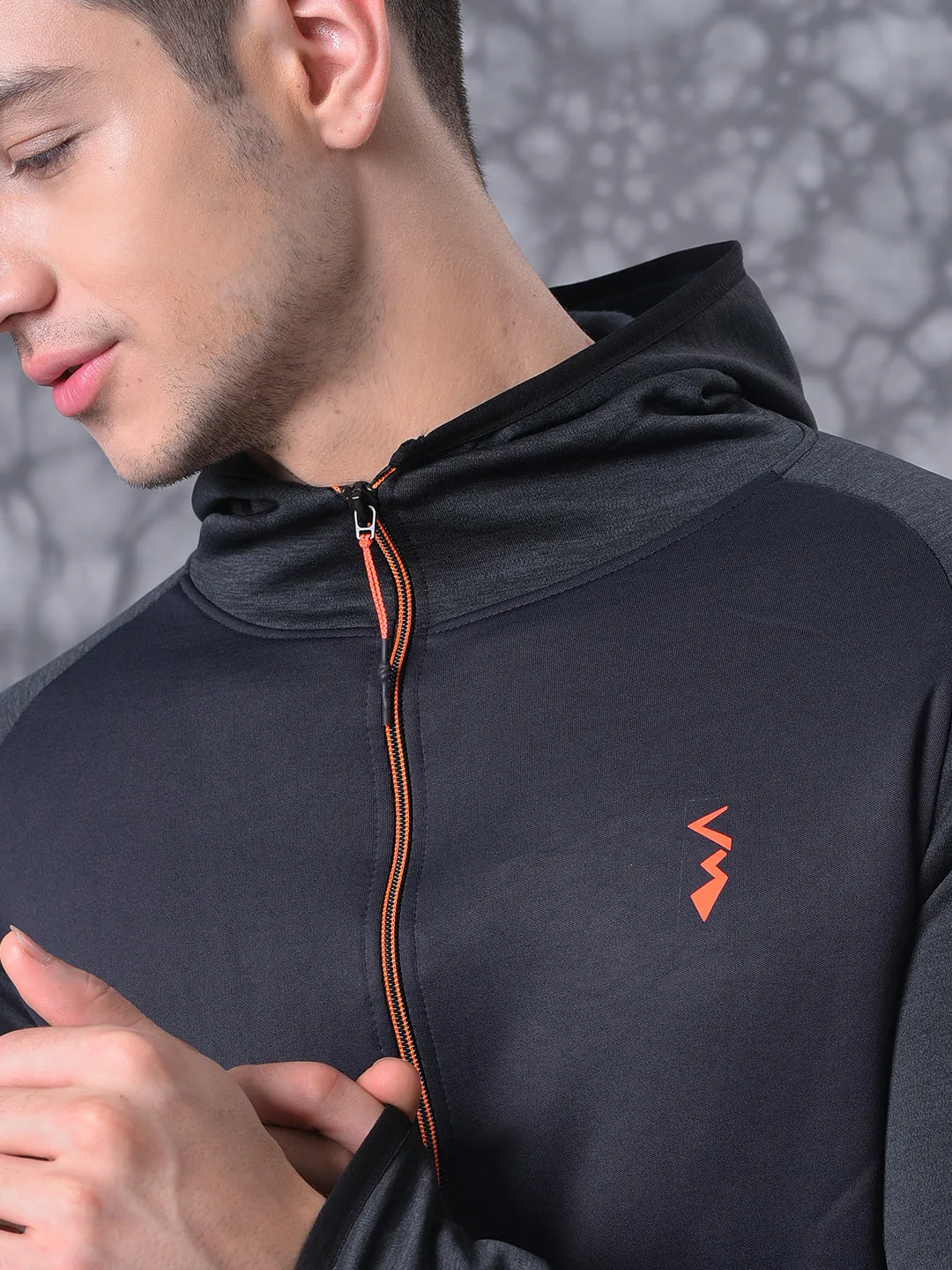 Solid Stylish Casual & Sports Hooded Tracksuit