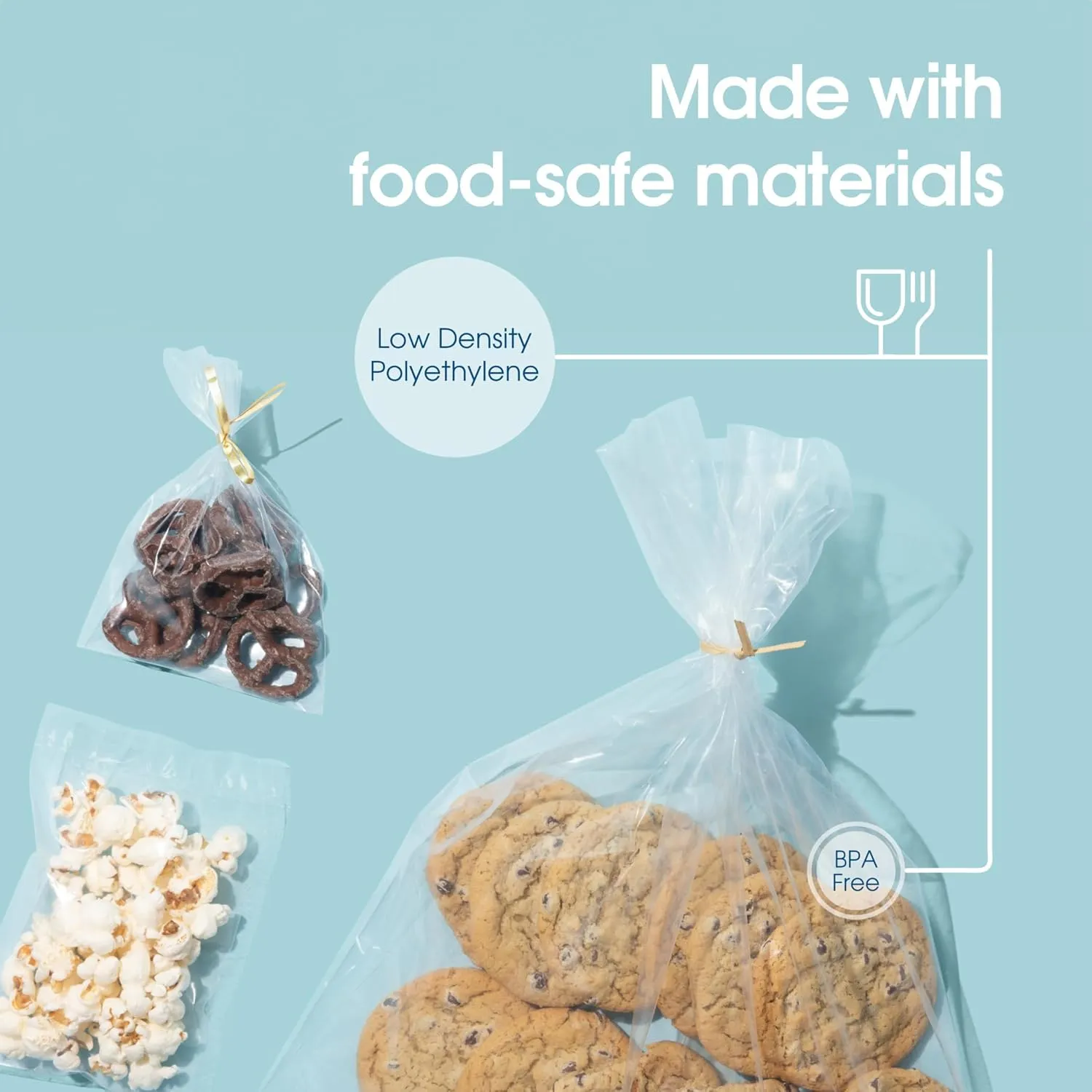 Spartan Industrial - 18 X 24 (500 Count) 1.1 Mil Flat Open End Clear Plastic Poly Bags - for Proofing Bread Dough, Packaging Clothes, Shirts (Thin & Lightweight - Bags DO NOT Have Seal)
