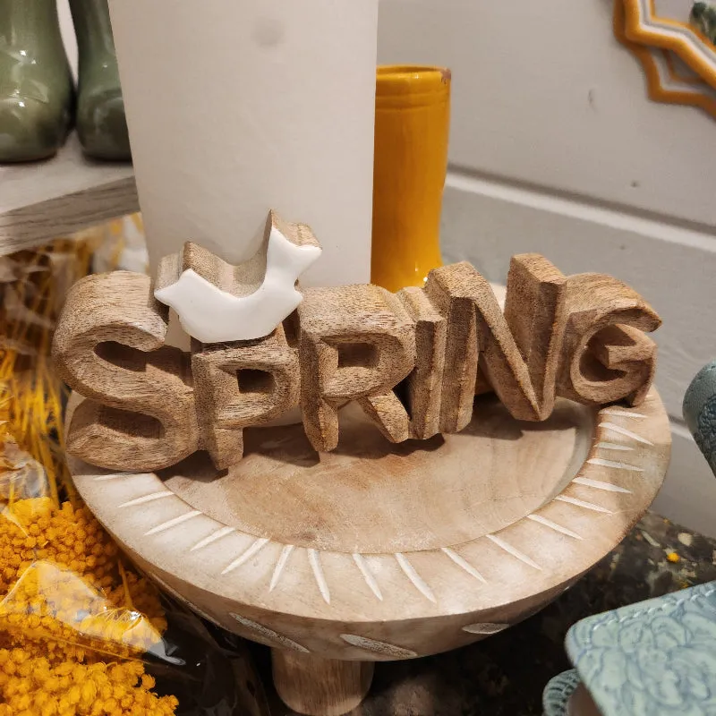 Spring Word Block