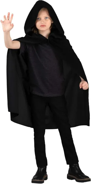 STAR WARS Luke Skywalker Child Black Hooded Robe Costume