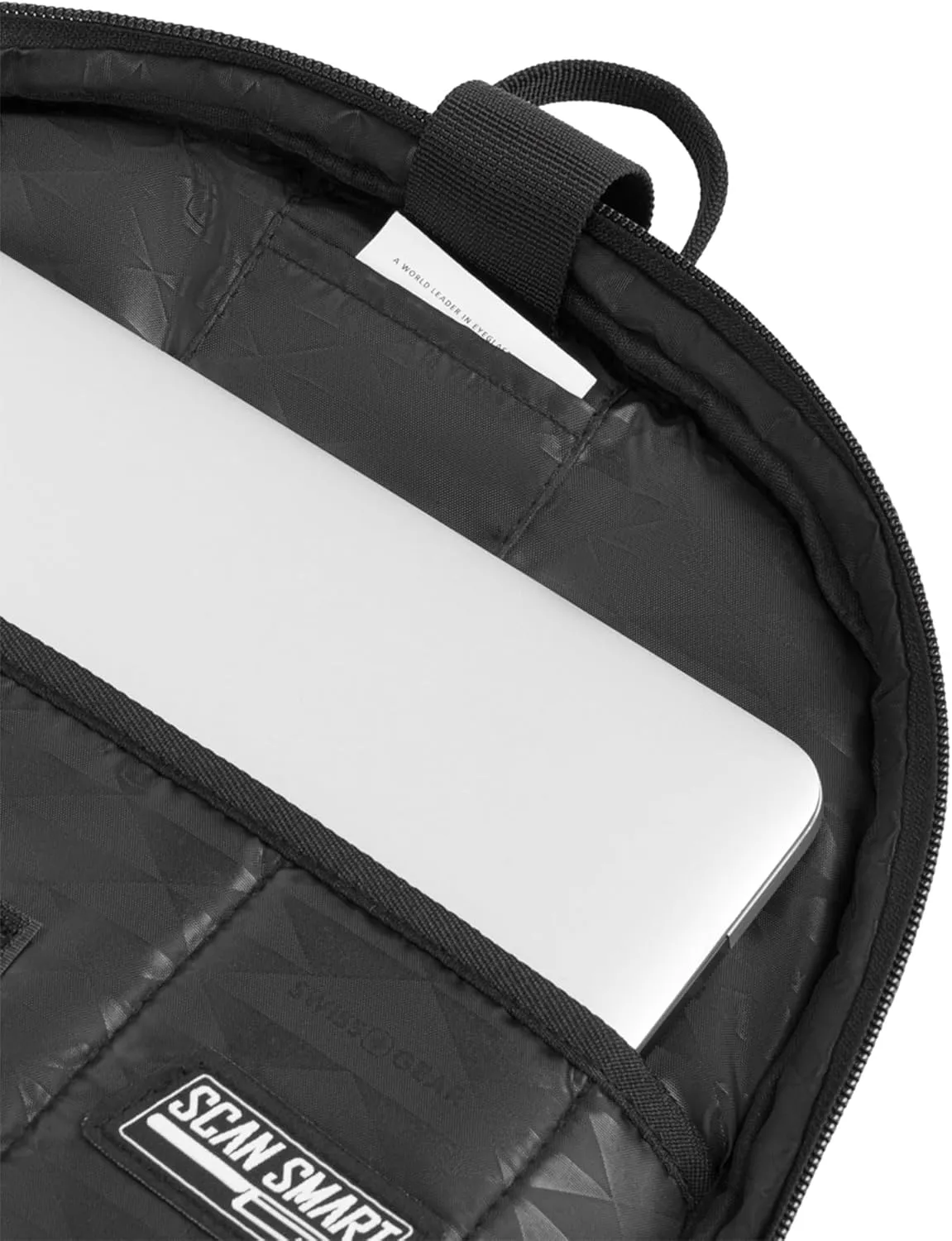 SwissGear Travel Tech Elite Laptop Backpack  Fits Laptops up to 16  ScanSmart TSA-Friendly Backpack with USB Port, Shoe Compartment & Organizer Pockets  Black Dot