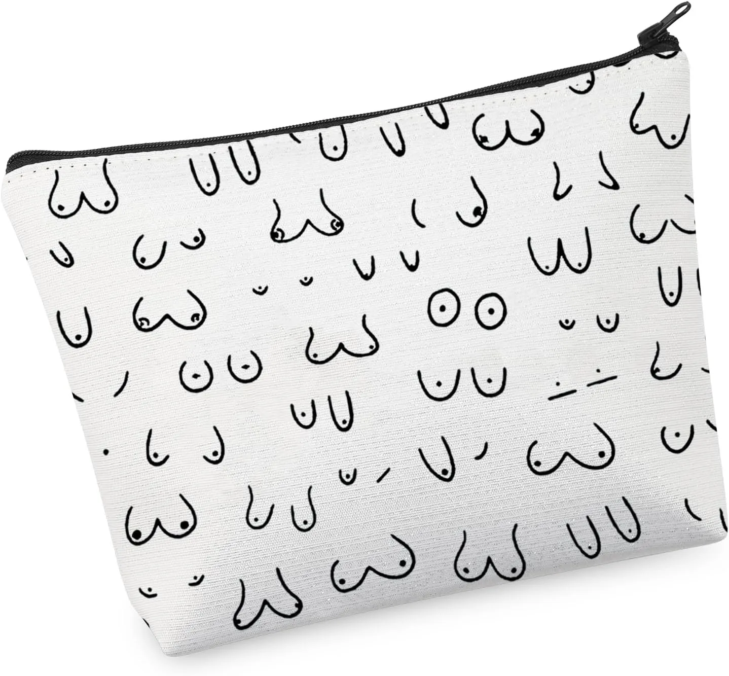 VAMSII Boobs Makeup Bag - The Breast Inspired Gift for Boob Lovers - Women's Boobie Gift (Bag)
