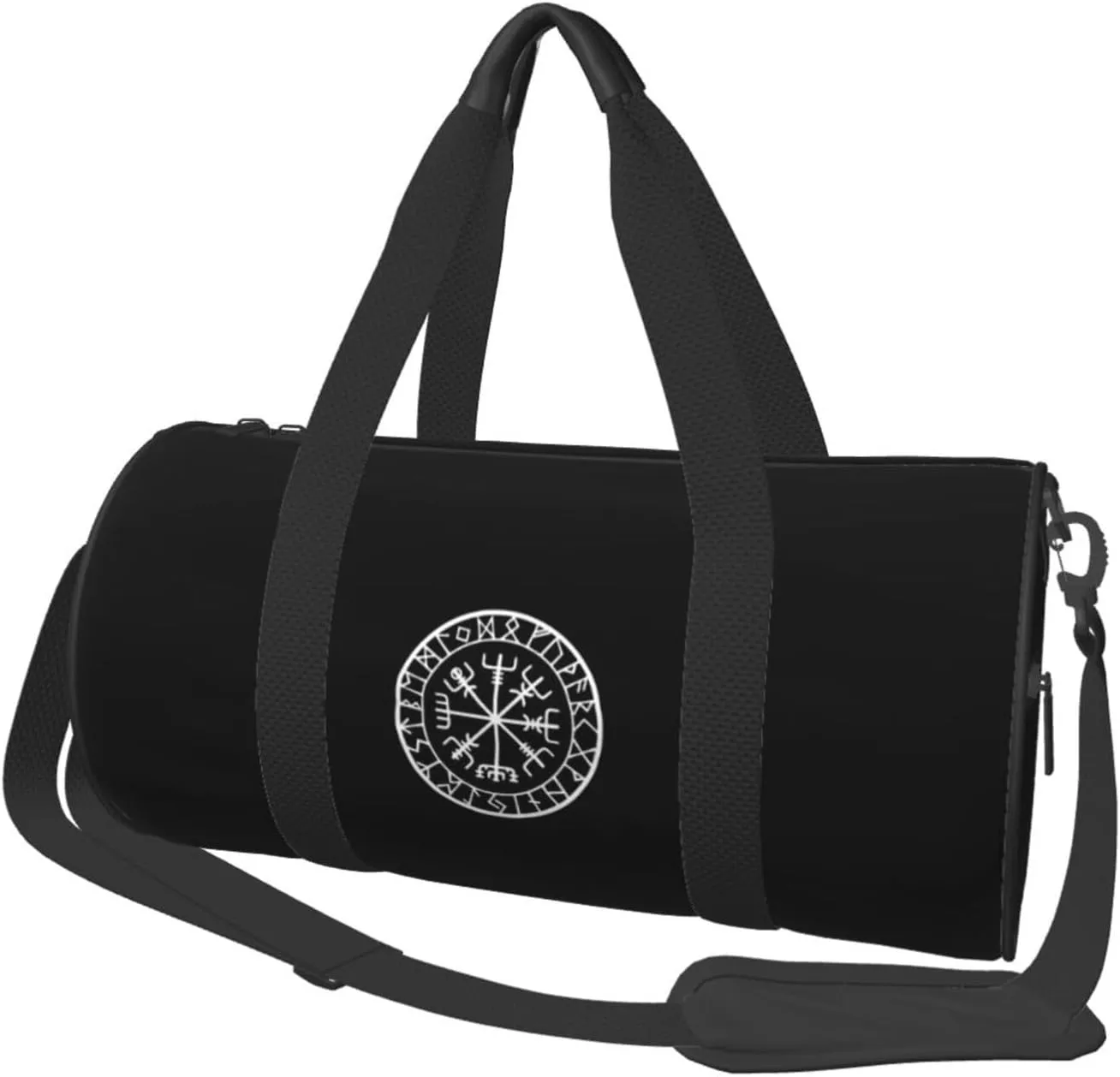 Vegvisir Convertible Garment Bag with Shoulder Strap, Carry on Garment Duffel Bag for Men Women - Rolling Foldable for Travel Luggage Bags (Black)