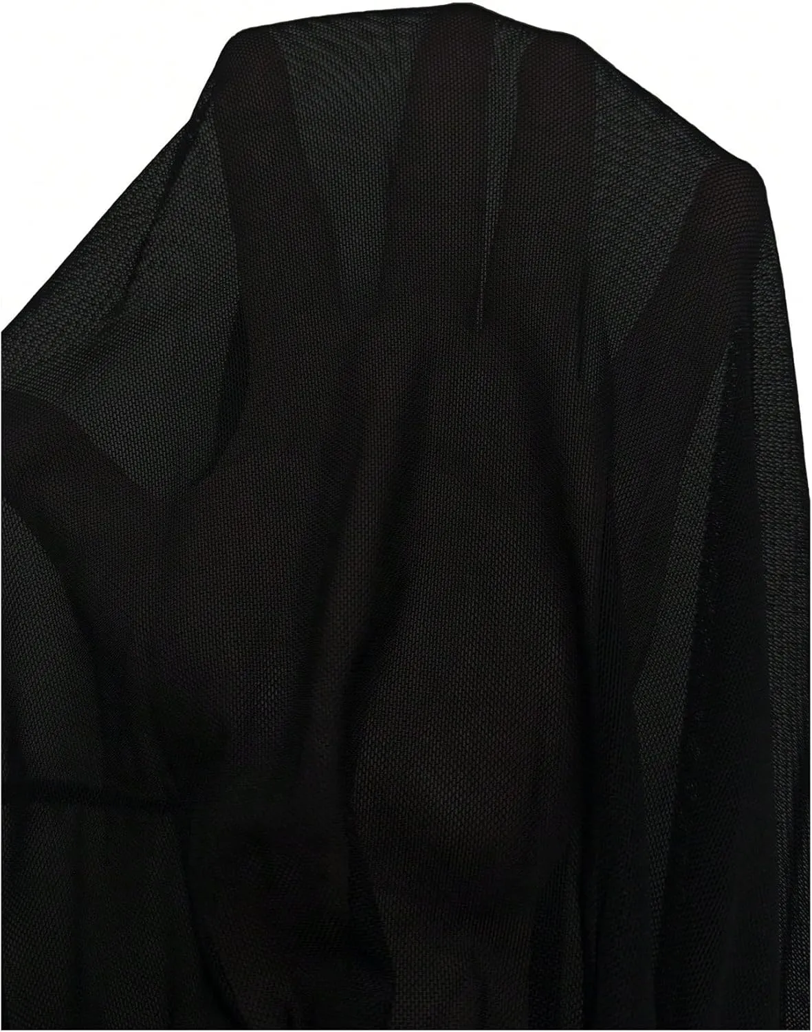 Verdusa Women's Bow Tie Front Sheer Kimono Cardigan Long Sleeve Beach Cover Up
