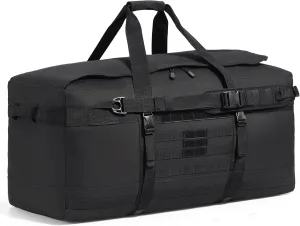VEVOR 100L Tactical Duffle Bag, Military Duffle Bag with Shoe Compartment, Waterproof Tactical Duffle Bag for Men, Gym Workout Bag Gear Bag for Overnight, Basketball, Football, Fitness, Travel