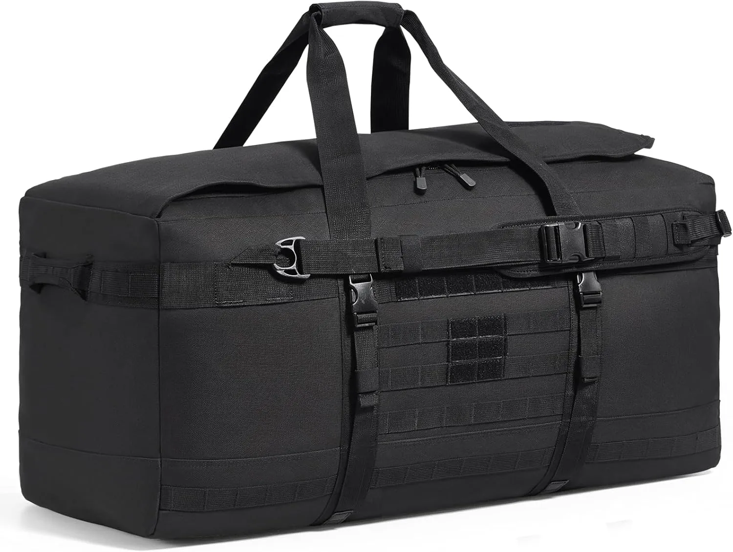 VEVOR 100L Tactical Duffle Bag, Military Duffle Bag with Shoe Compartment, Waterproof Tactical Duffle Bag for Men, Gym Workout Bag Gear Bag for Overnight, Basketball, Football, Fitness, Travel