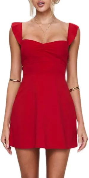 Women Y2k Sleeveless Mini Dress Sexy Low Cut Backless Dresses Slim Fit Open Back Dress Going Out Vacation Clubwear