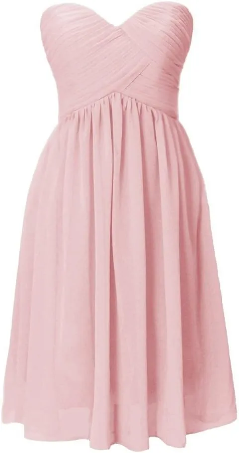 Women's Chiffon Short Evening Prom Party Dress Junior Homecoming Gowns