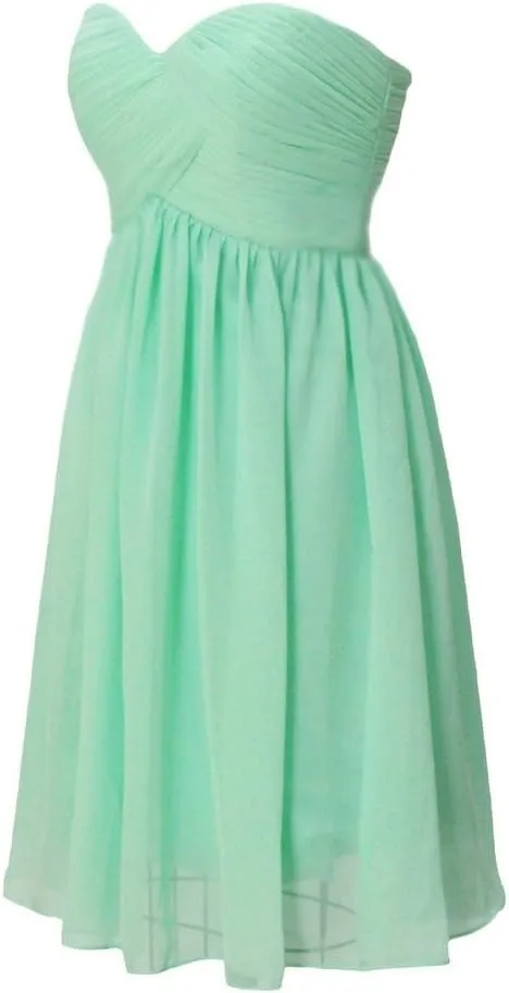 Women's Chiffon Short Evening Prom Party Dress Junior Homecoming Gowns