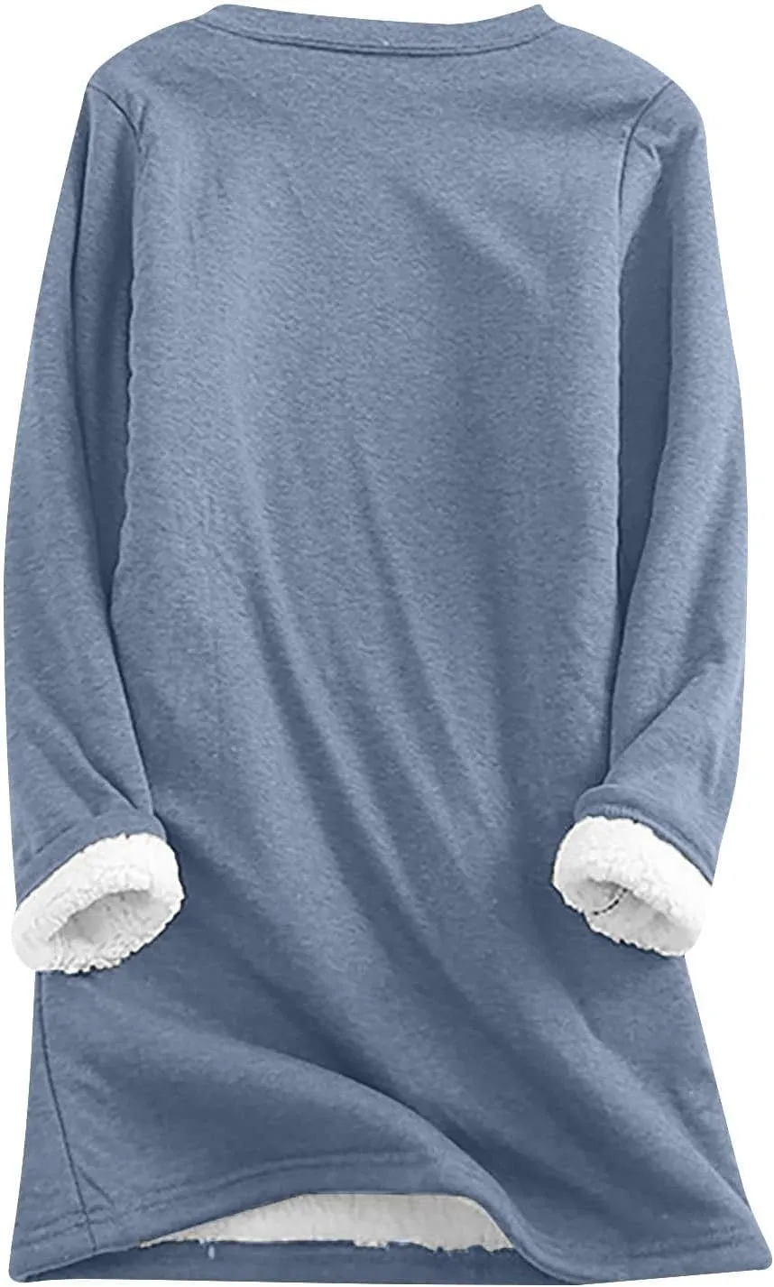 Womens Sherpa Fleece Sweatsuit Yes I'm Still Freezing Me Pajamas Loungewear Set Two Piece Sweatshirt Sweatpant