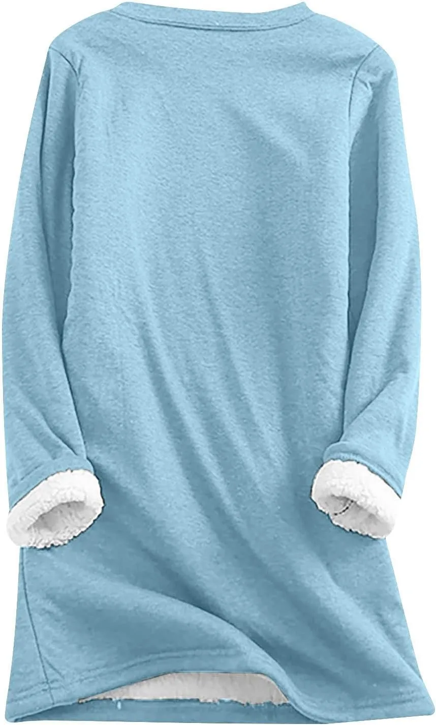 Womens Sherpa Fleece Sweatsuit Yes I'm Still Freezing Me Pajamas Loungewear Set Two Piece Sweatshirt Sweatpant